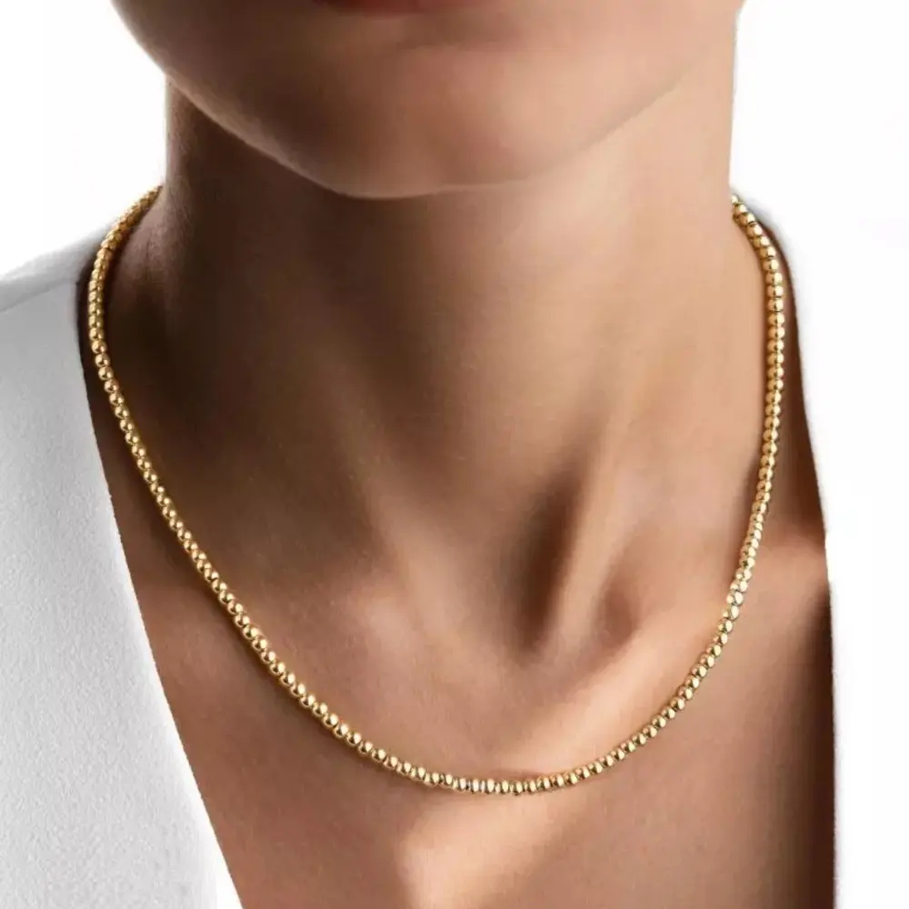 نیم ست طلا 18 عیار زنانه گوی بزرگ (توپی) قطر هر گوی 0.2 سانتی متر نیم ست طلا 18 عیار زنانه گوی بزرگ (توپی) قطر هر گوی 0.2 سانتی متر