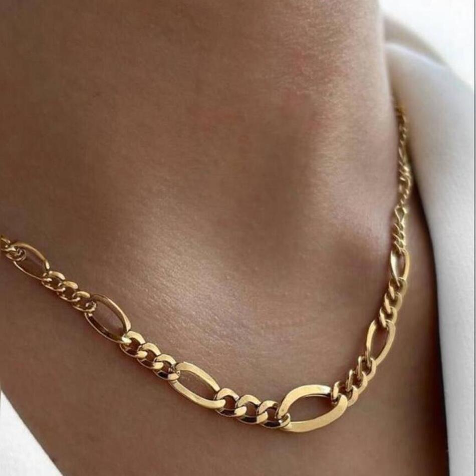 نیم ست طلا 18 عیار زنانه فیگارو کونیک گردنبند سایز 45 دستبند سایز 18 کد 536 نیم ست طلا 18 عیار زنانه فیگارو کونیک گردنبند سایز 45 دستبند سایز 18 کد 536