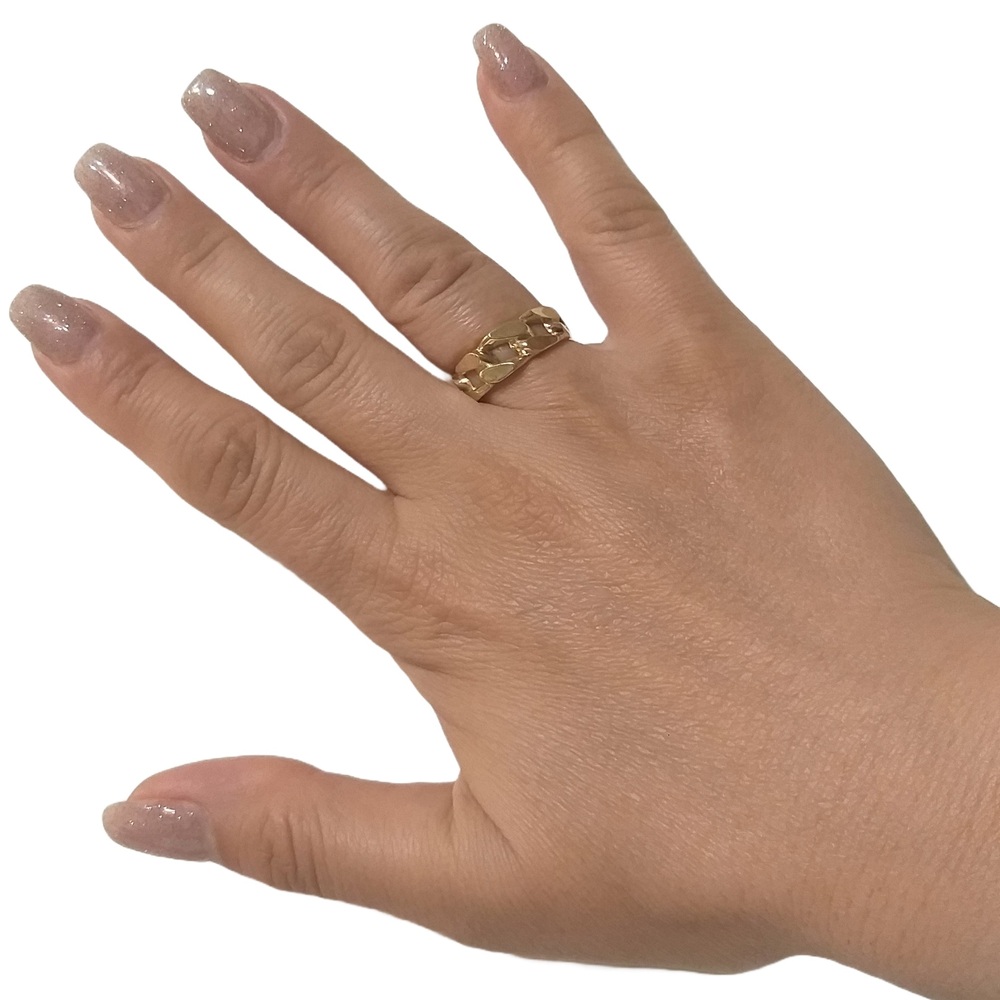 انگشتر طلا 18 عیار زنانه کارتیر سایز 55-56 کد 379