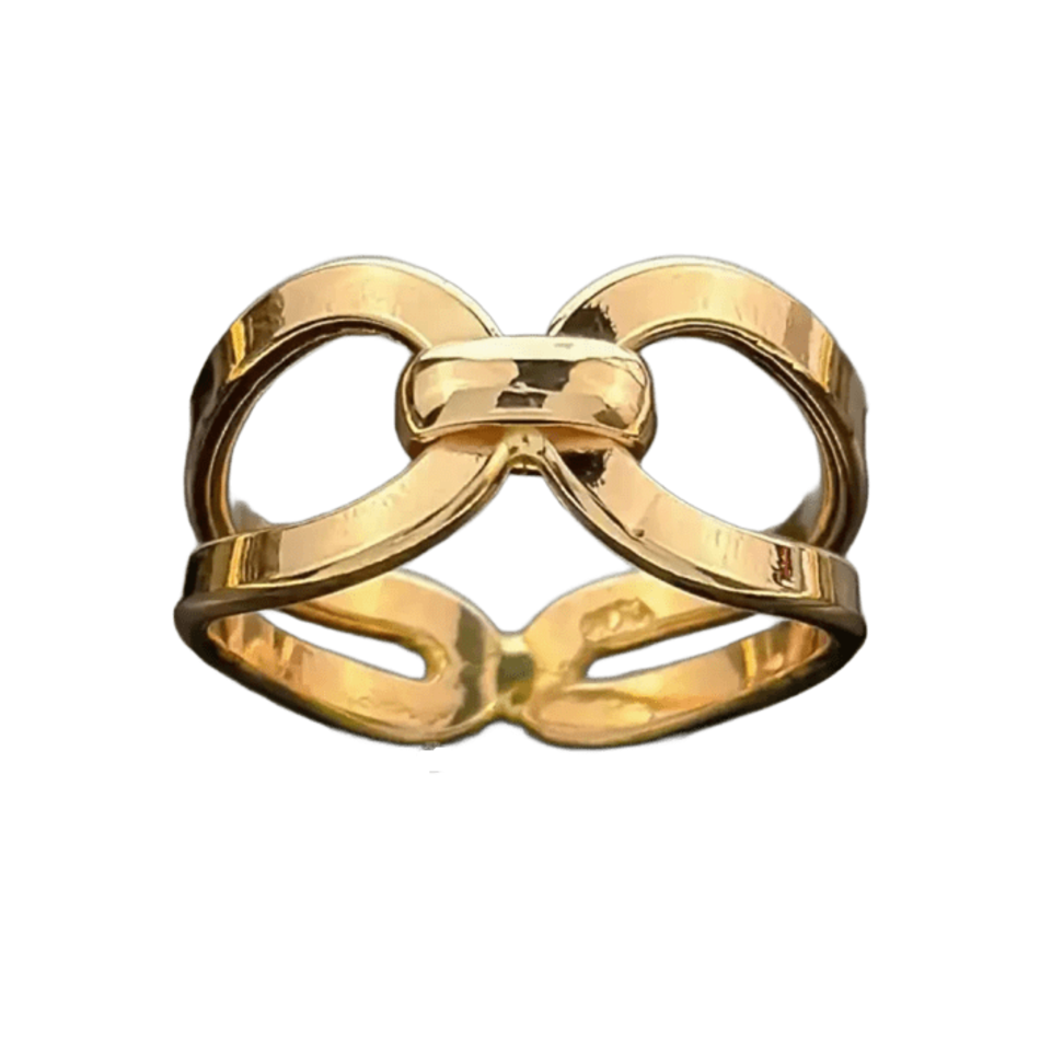 انگشتر طلا 18 عیار زنانه بینهایت - پاپیونی سایز 55 کد 565 انگشتر طلا 18 عیار زنانه بینهایت - پاپیونی سایز 55 کد 565