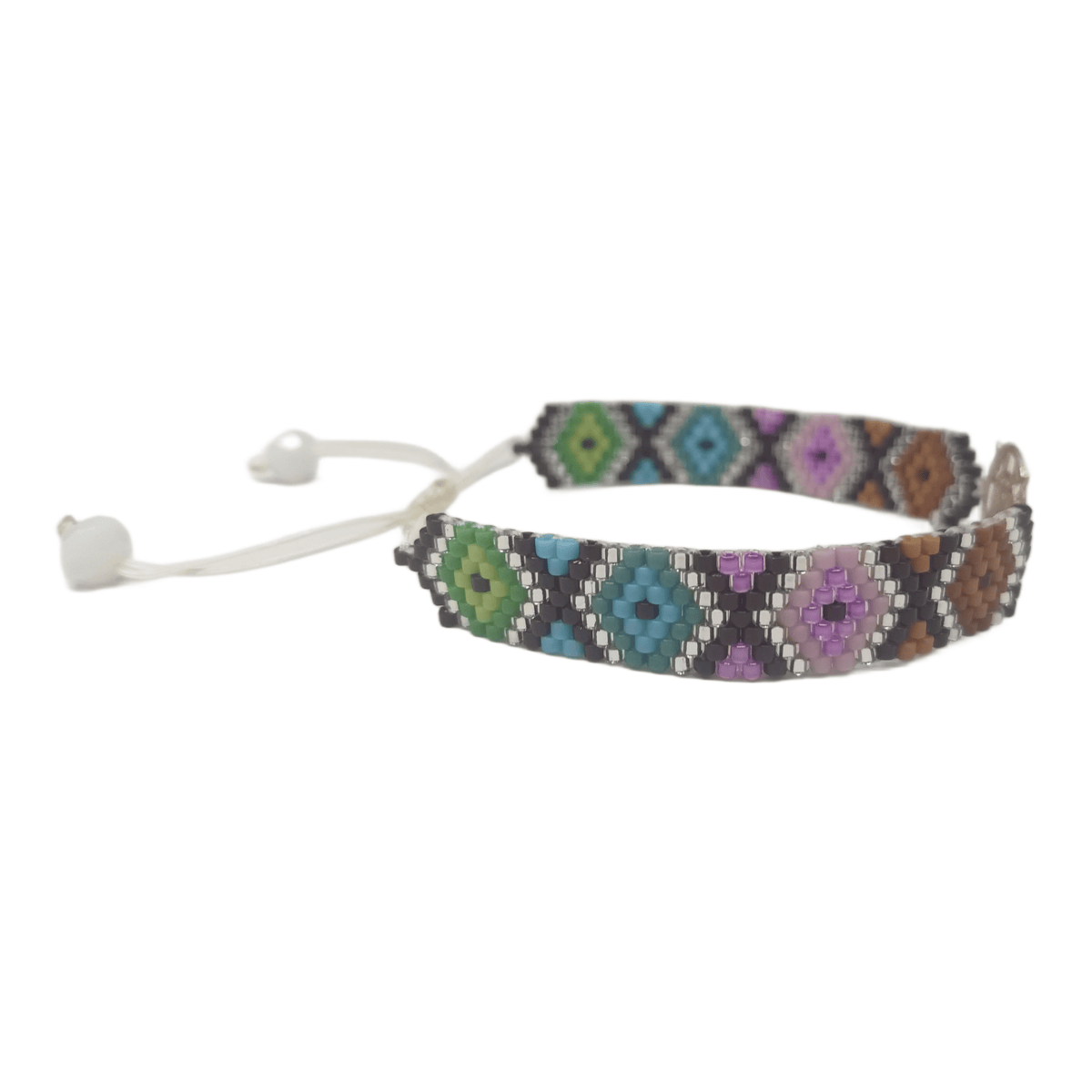 دستبند طلا 18 عیار زنانه دستساز نقش پنج ستاره کد 161 پلاک