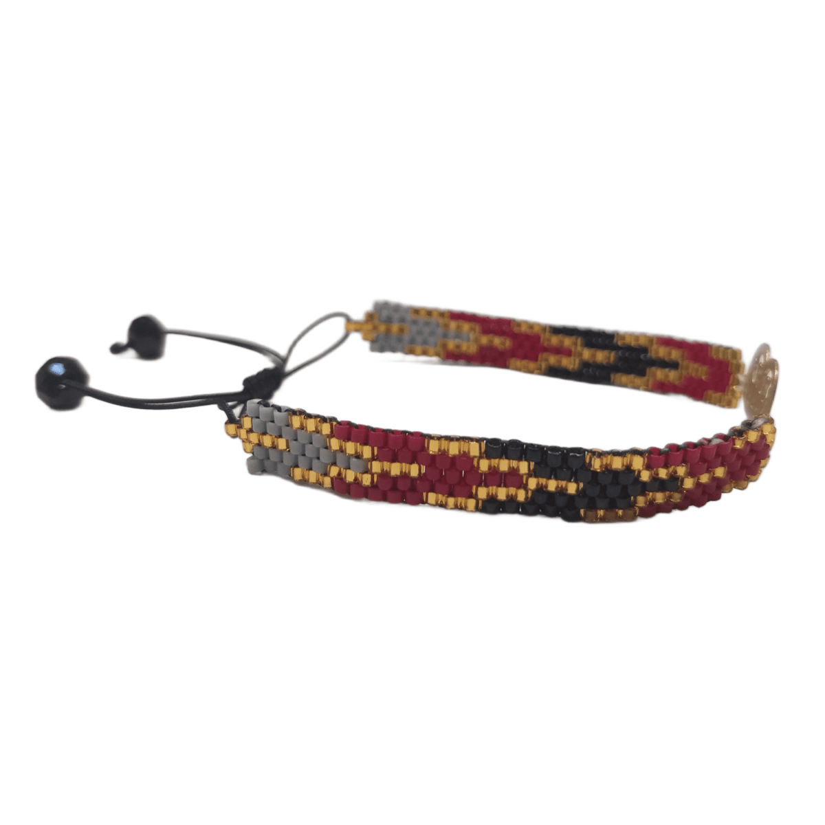 دستبند طلا 18 عیار زنانه دستساز نقش قلب تاج کد 150 پلاک