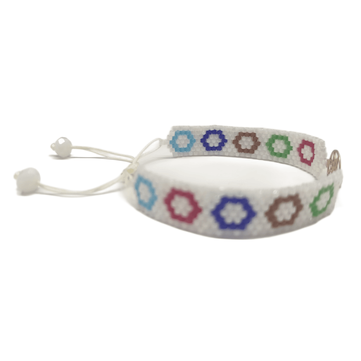 دستبند طلا 18 عیار زنانه دستساز نقش شکوفه گل کد 152 پلاک دستبند طلا 18 عیار زنانه دستساز نقش شکوفه گل کد 152 پلاک