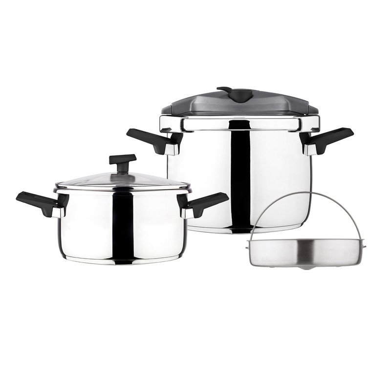 زودپز دوقلو کاندید مدل هلیوس گنجایش 4 و 6 لیتر زودپز دوقلو کاندید مدل هلیوس گنجایش 4 و 6 لیتر