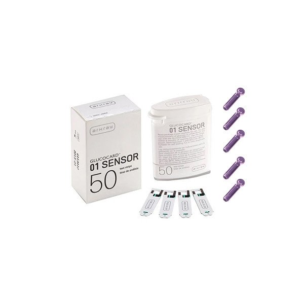نوار تست قند خون آرکری مدل Glucocard-01 Sensor بسته 50 عددی به همراه سوزن تست قند خون بسته 100 عددی نوار تست قند خون آرکری مدل Glucocard-01 Sensor بسته 50 عددی به همراه سوزن تست قند خون بسته 100 عددی