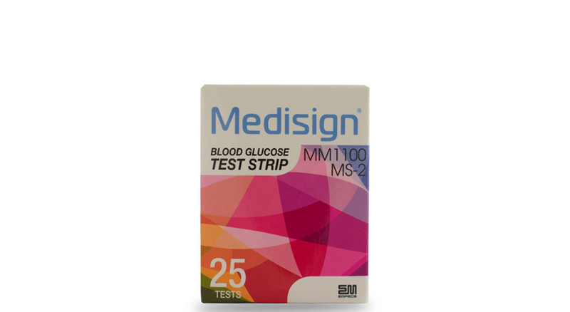 نوار تست قند خون مدیساین مدل MS-2 نوار تست قند خون مدیساین مدل MS-2