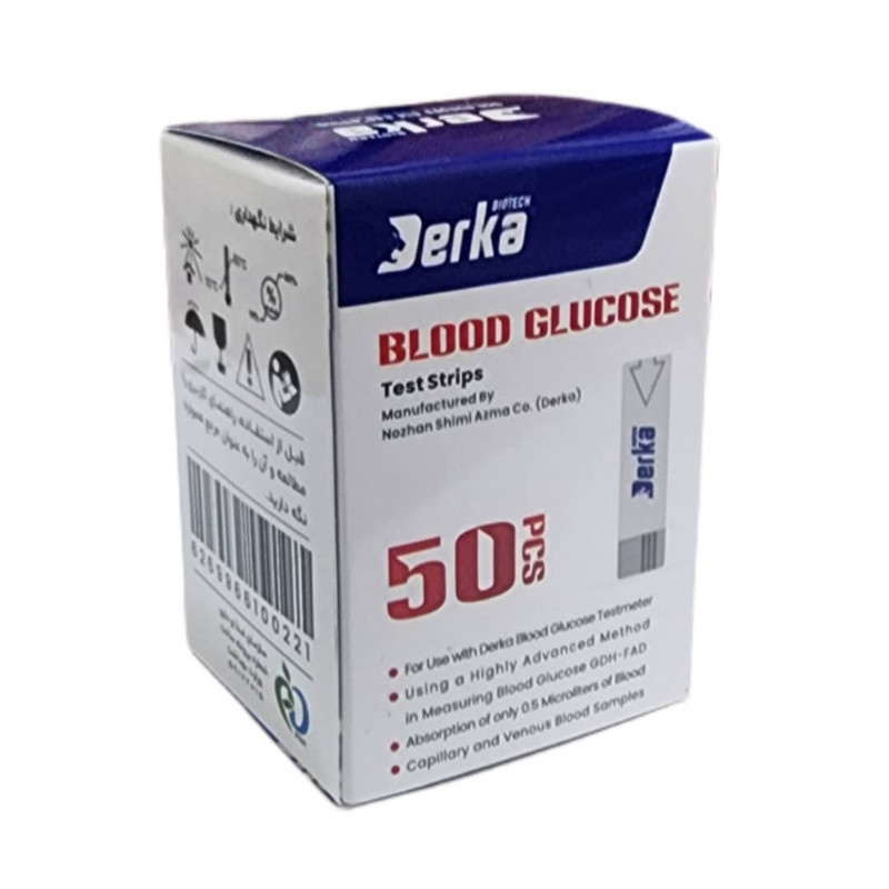 نوار تست قند خون درکا مدل DGM200 سازگاربا دستگاه درکا 4 بسته 50 عددی نوار تست قند خون درکا مدل DGM200 سازگاربا دستگاه درکا 4 بسته 50 عددی