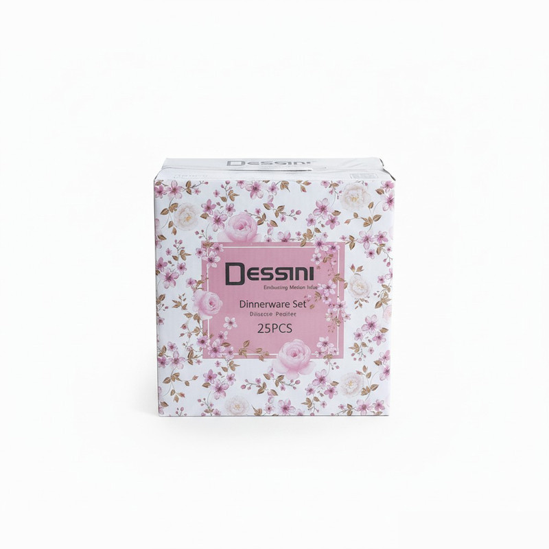 سرویس غذاخوری 25 پارچه 6 نفر دسینی مدل ویو سرویس غذاخوری 25 پارچه 6 نفر دسینی مدل ویو