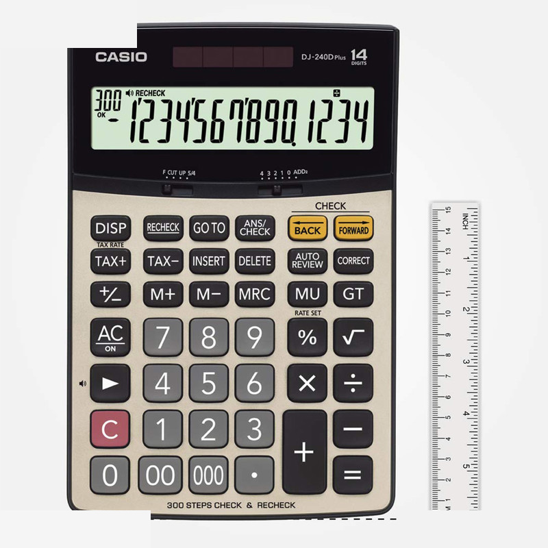 ماشین حساب کاسیو مدل DJ-220D Plus ماشین حساب کاسیو مدل DJ-220D Plus