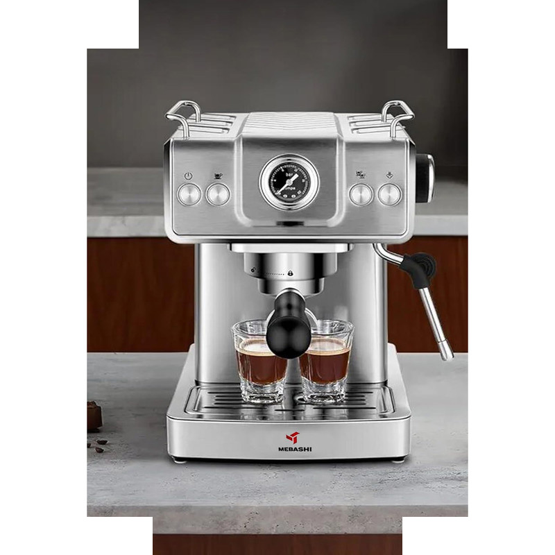 اسپرسو ساز 1.8 لیتری مباشی مدل ECM 2038 اسپرسو ساز 1.8 لیتری مباشی مدل ECM 2038