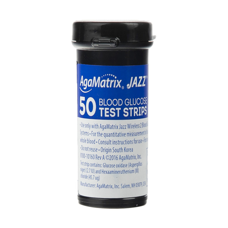 دستگاه تست قند خون آگاماتریکس مدل AgaMatrix Jazz Wireless 2 به همراه نوار تست قند خون بسته 50 عددی دستگاه تست قند خون آگاماتریکس مدل AgaMatrix Jazz Wireless 2 به همراه نوار تست قند خون بسته 50 عددی