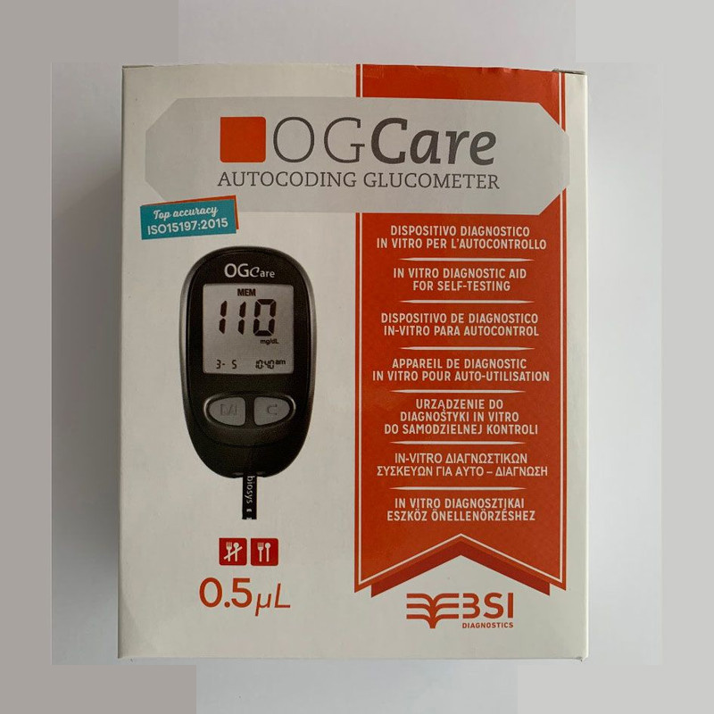 دستگاه تست قند خون بی اس آی مدل اوجی کر کد TS