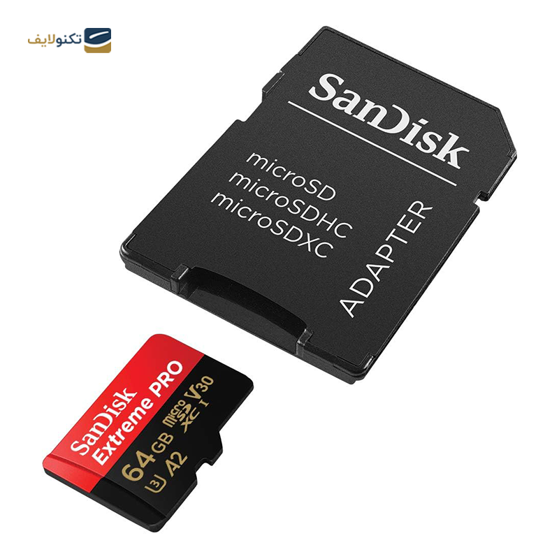 gallery-کارت حافظه microSDXC سن دیسک مدل Extreme PRO کلاس A2 استاندارد UHS-I U3 سرعت 200MBs ظرفیت 64 گیگابایت copy.png