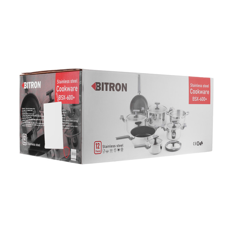 سرویس پخت و پز 12 پارچه بایترون مدل +BSX-600 سرویس پخت و پز 12 پارچه بایترون مدل +BSX-600