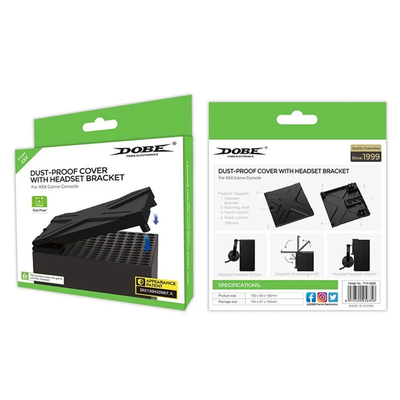 کاور گرد و غبار ایکس باکس سری ایکس دابی مدل TYX-3609 کاور گرد و غبار ایکس باکس سری ایکس دابی مدل TYX-3609
