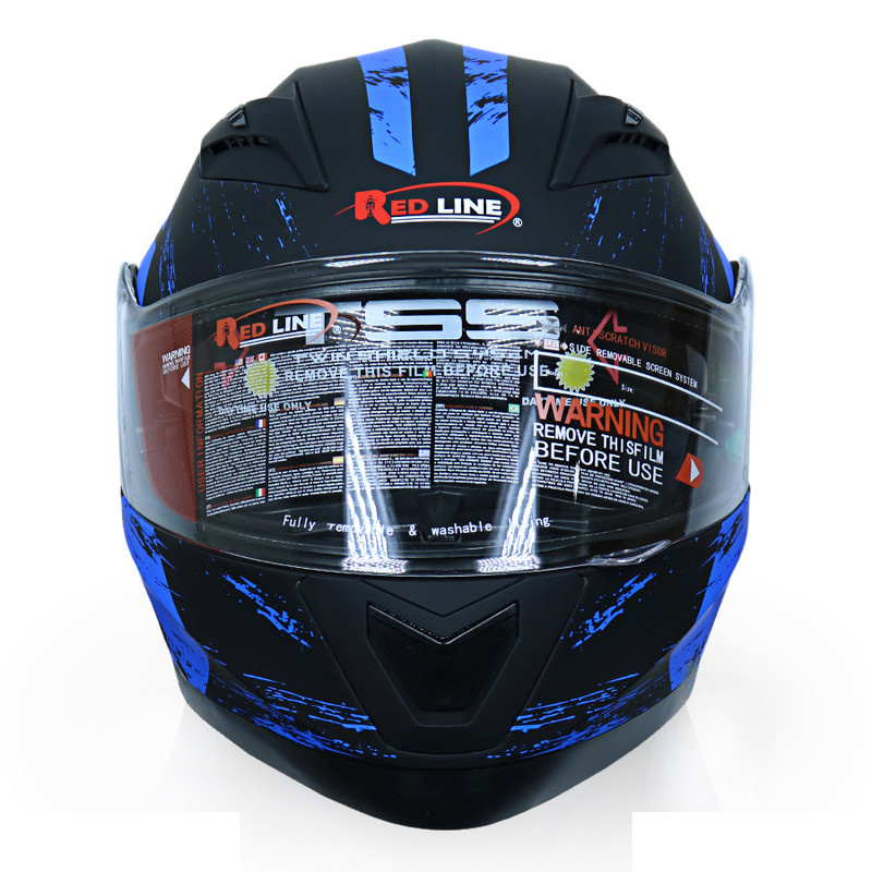 کلاه کاسکت ردلاین مدل فک ثابت 922+blk blu