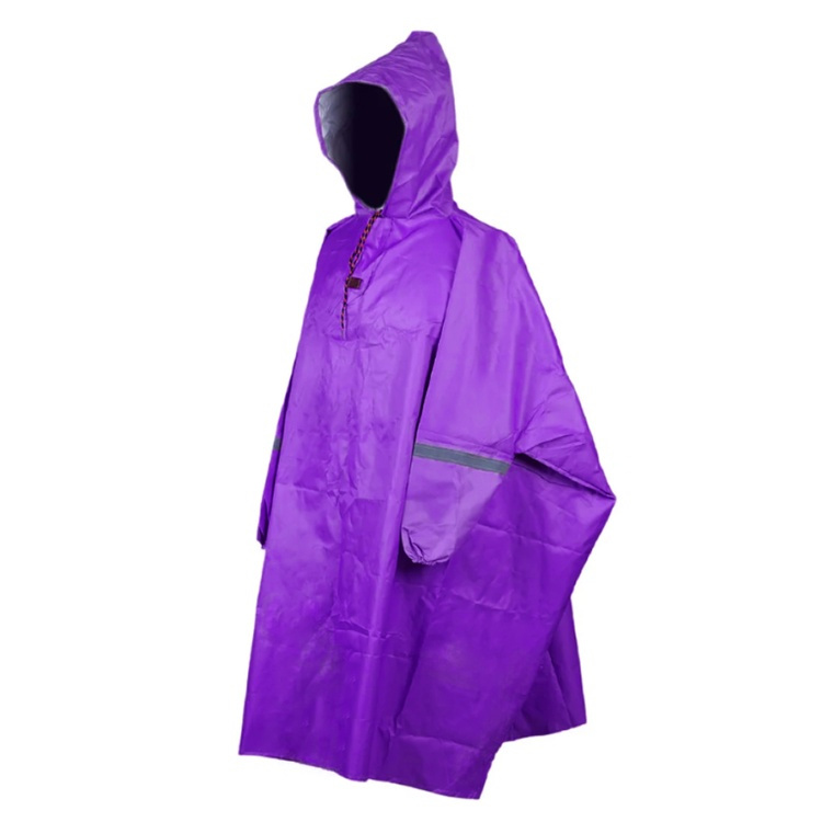 پانچو موتورسواری طرح نورث فیس کد 210 رنگ بنفش