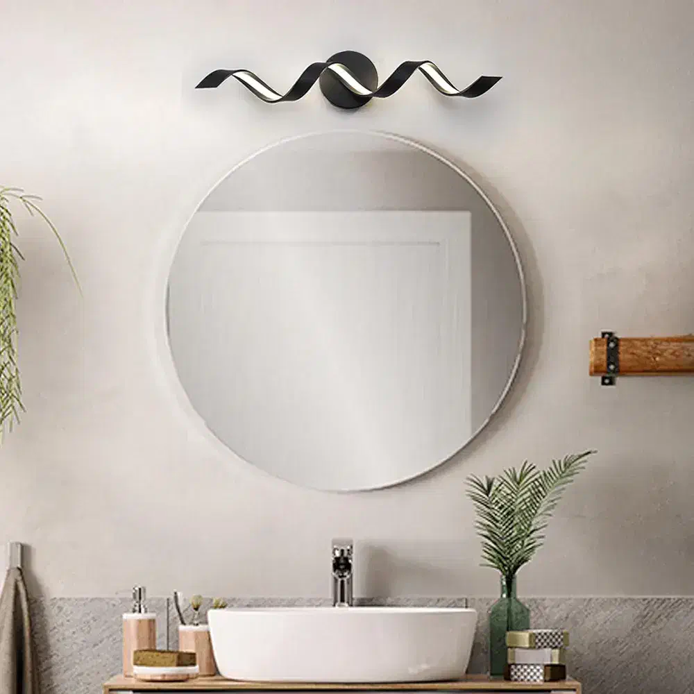 لوستر دیواری طرح مارپیچ 80 سانتی 00699