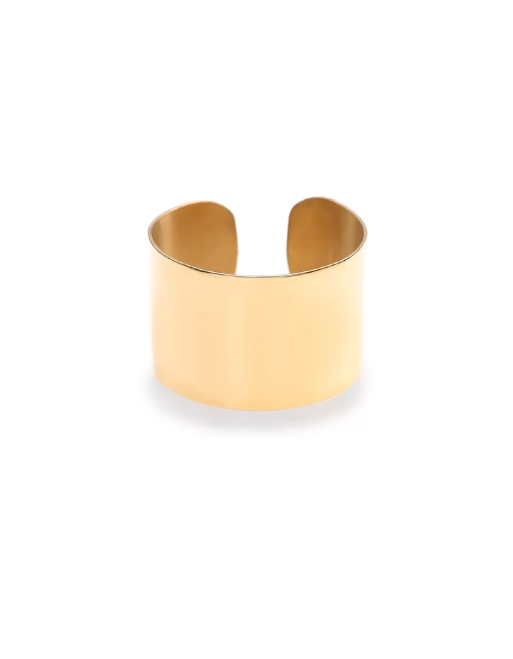 انگشتر طلا 18عیار اپال گلد مدل  استوانه ای آینه ای