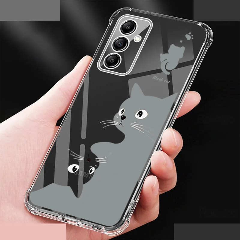 کاور طرح Gray Cat مناسب برای گوشی موبایل سامسونگ Galaxy A05S