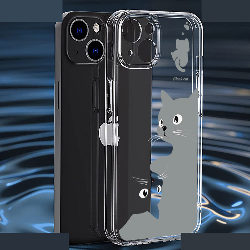 کاور طرح Gray Cat مناسب برای گوشی موبایل اپل IPhone 13 کاور طرح Gray Cat مناسب برای گوشی موبایل اپل IPhone 13