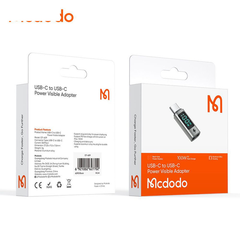 مبدل USB-C مک دودو مدل OT-6090 مبدل USB-C مک دودو مدل OT-6090