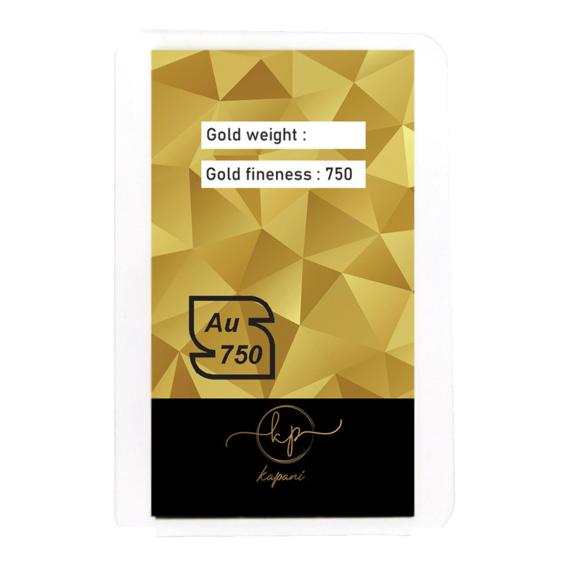 طلا گرمی 18 عیار کاپانی مدل تاج کد kc005-p3 بسته 3 عددی طلا گرمی 18 عیار کاپانی مدل تاج کد kc005-p3 بسته 3 عددی