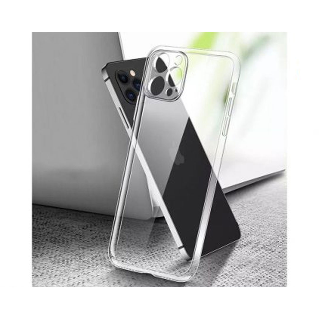 قاب ژله ای پشت گلس محافظ لنزدار مناسب گوشی موبایل اپل iPhone 12 Pro Max قاب ژله ای پشت گلس محافظ لنزدار مناسب گوشی موبایل اپل iPhone 12 Pro Max