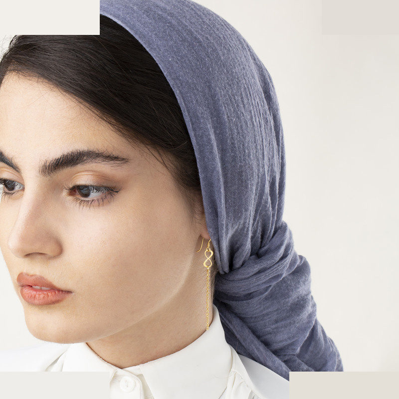 گوشواره طلا 18 عیار زنانه مانچو مدل بی نهایت کد efgs022 گوشواره طلا 18 عیار زنانه مانچو مدل بی نهایت کد efgs022