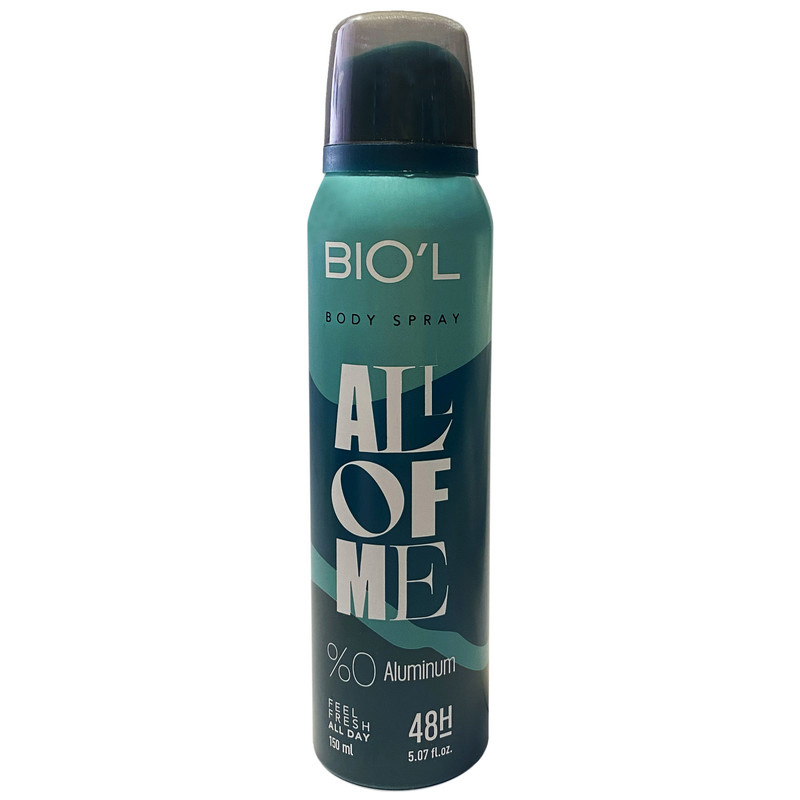 اسپری خوشبو کننده بدن مردانه بیول مدل ALL OF ME حجم 150 میلی لیتر اسپری خوشبو کننده بدن مردانه بیول مدل ALL OF ME حجم 150 میلی لیتر
