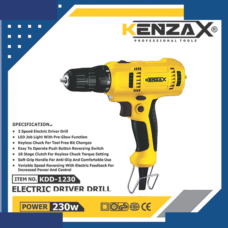 دریل پیچ گوشتی کنزاکس مدل KDD-1230 دریل پیچ گوشتی کنزاکس مدل KDD-1230