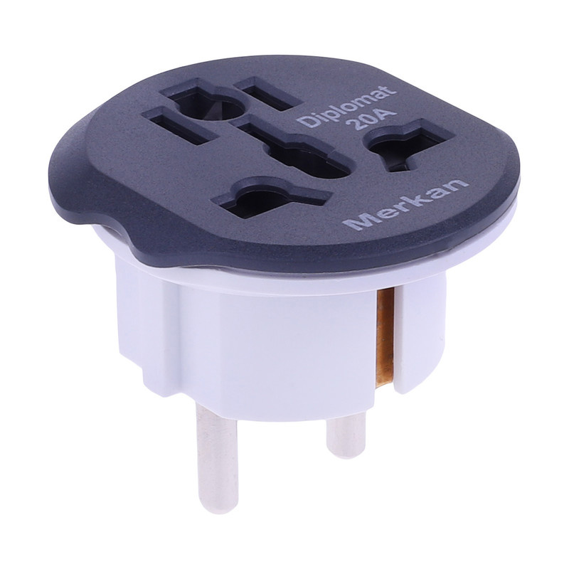 دوشاخه تبدیل 3 به 2 دیپلمات مدل Merkan