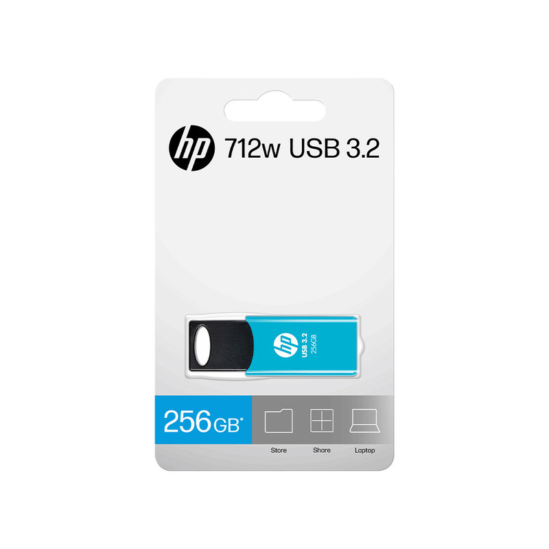 فلش مموری اچ پی مدل 712W ظرفیت 256 گیگابایت با رابط USB 3.2