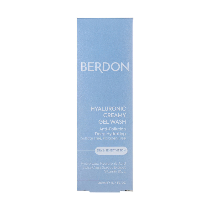 ژل شستشوی صورت بردون مدل Hyaluronic acid حجم 200 میلی لیتر
