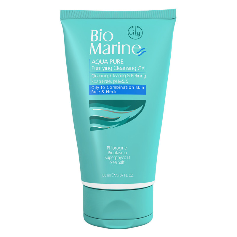 ژل شستوشوی صورت بایومارین مدل AQUA PURE حجم 150 میلیلیتر ژل شستوشوی صورت بایومارین مدل AQUA PURE حجم 150 میلیلیتر