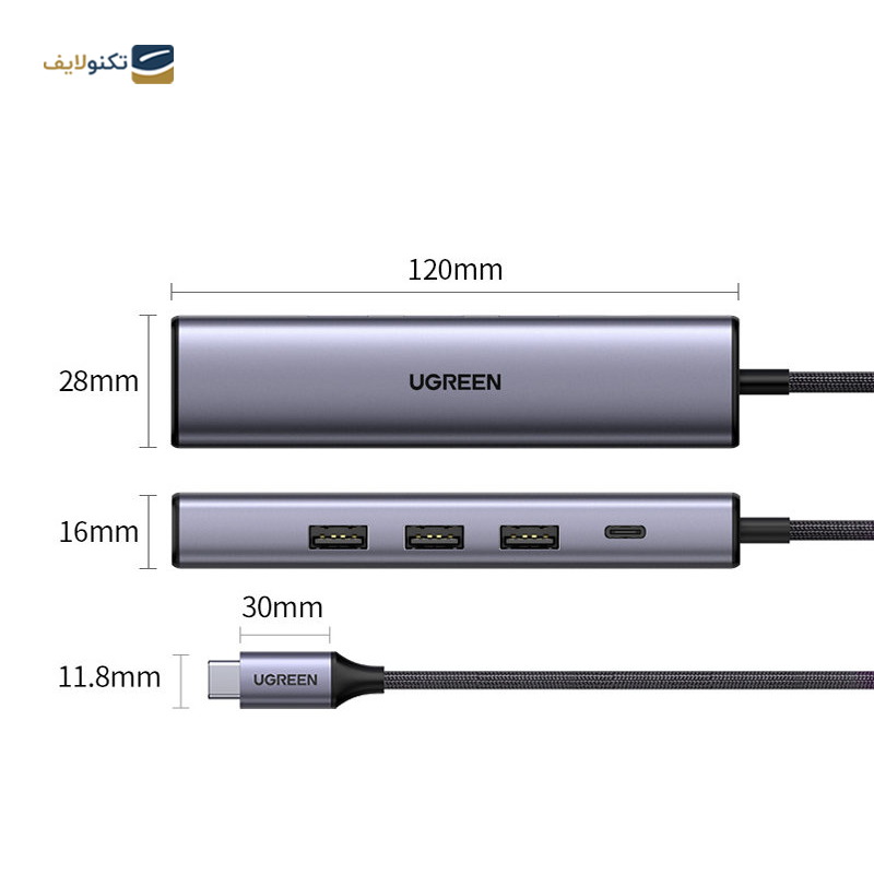 gallery-هاب USB-C یوگرین 5 پورت مدل CM478 15495 copy.png