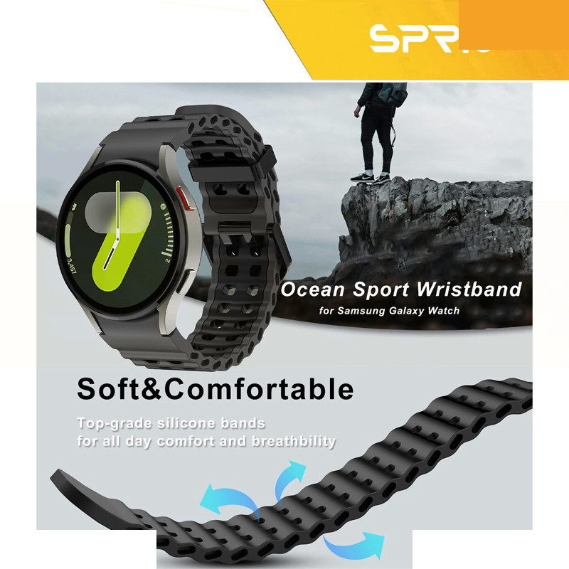 بند اسپریگ مدل Ocean Bbuckle BSTRD مناسب برای ساعت هوشمند سامسونگ Galaxy Watch 4 40mm / Watch 4 44mm / Watch 4 Classic 42mm / Watch 4 Classic 46mm بند اسپریگ مدل Ocean Bbuckle BSTRD مناسب برای ساعت هوشمند سامسونگ Galaxy Watch 4 40mm / Watch 4 44mm / Watch 4 Classic 42mm / Watch 4 Classic 46mm