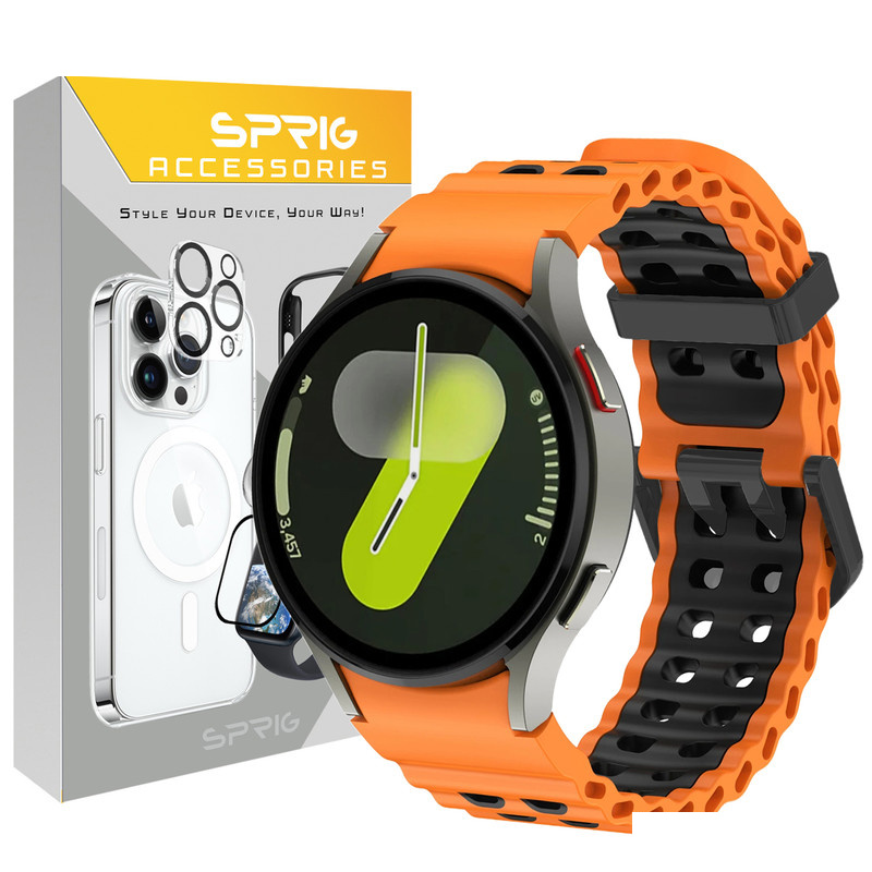 بند اسپریگ مدل Ocean Bbuckle BSTRD مناسب برای ساعت هوشمند سامسونگ Galaxy Watch 7 44mm بند اسپریگ مدل Ocean Bbuckle BSTRD مناسب برای ساعت هوشمند سامسونگ Galaxy Watch 7 44mm