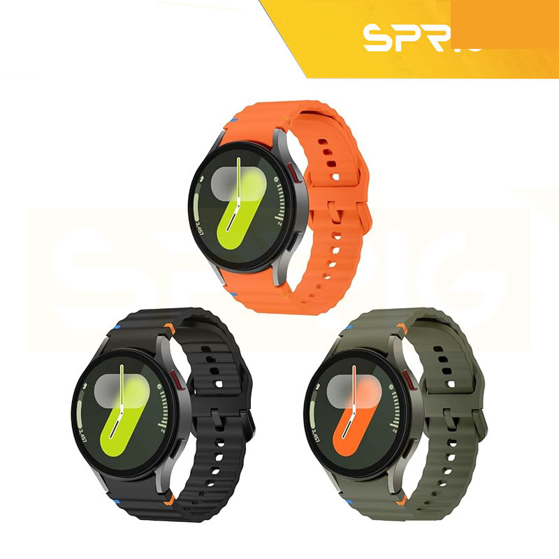 بند اسپریگ مدل Silic NewV مناسب برای ساعت هوشمند سامسونگ Galaxy Watch 4/5/6/7/FE size 40/43/44/46/47mm