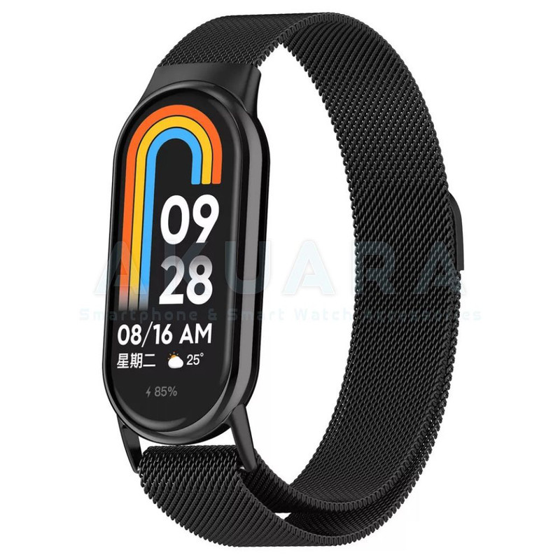 بند آکوآرا مدل Milanese مناسب برای ساعت هوشمند شیائومی Mi Band 8 / 9 بند آکوآرا مدل Milanese مناسب برای ساعت هوشمند شیائومی Mi Band 8 / 9