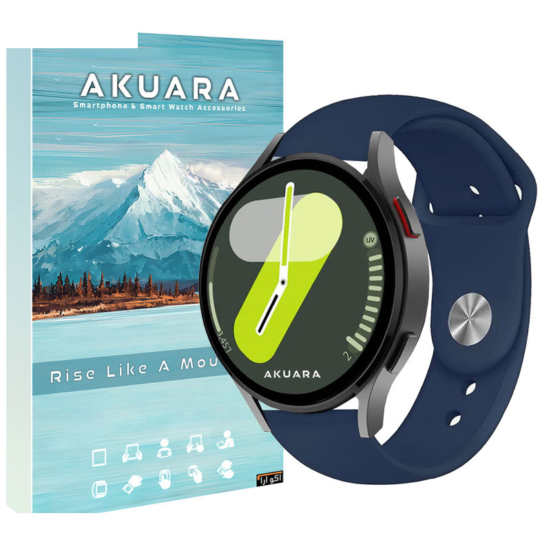 بند آکوآرا مدل Silicone Belt AK مناسب برای ساعت هوشمند گلوریمی GX SPORT / GX Race 22mm
