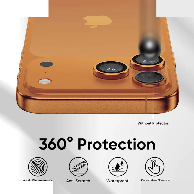 محافظ لنز دوربین فلزی آکوآرا مدل RNG مناسب برای گوشی موبایل اپل iPhone 17 Pro Max محافظ لنز دوربین فلزی آکوآرا مدل RNG مناسب برای گوشی موبایل اپل iPhone 17 Pro Max