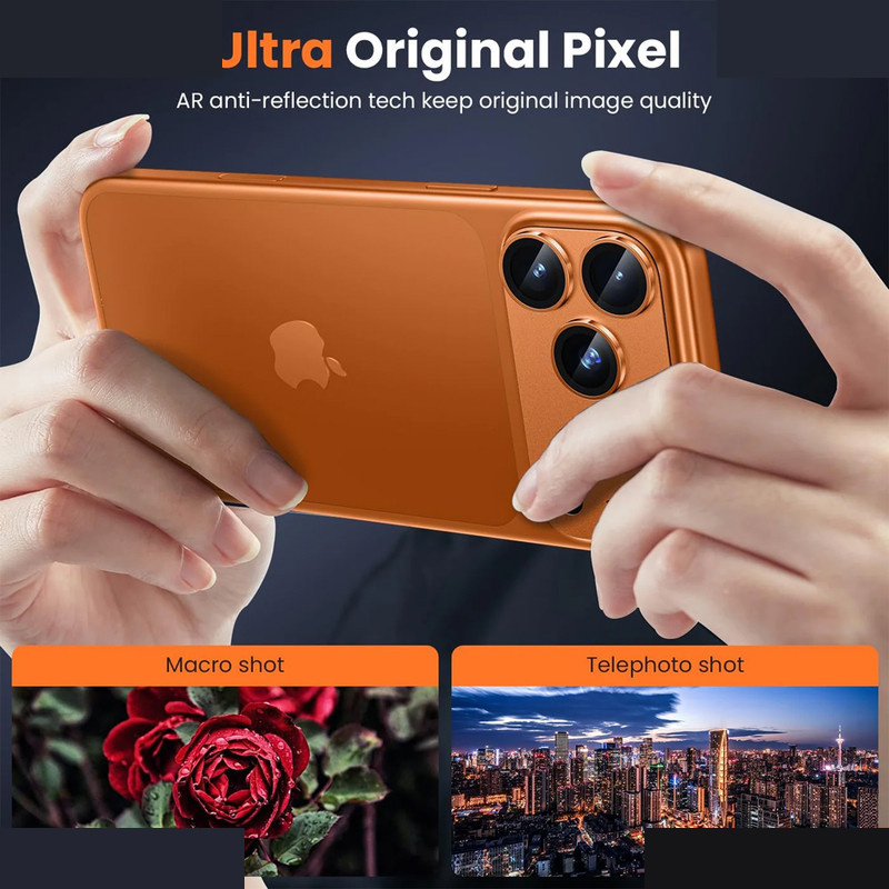 محافظ لنز دوربین فلزی آکوآرا مدل All-Round Premium Protection مناسب برای گوشی موبایل اپل iPhone 17 Pro Max محافظ لنز دوربین فلزی آکوآرا مدل All-Round Premium Protection مناسب برای گوشی موبایل اپل iPhone 17 Pro Max