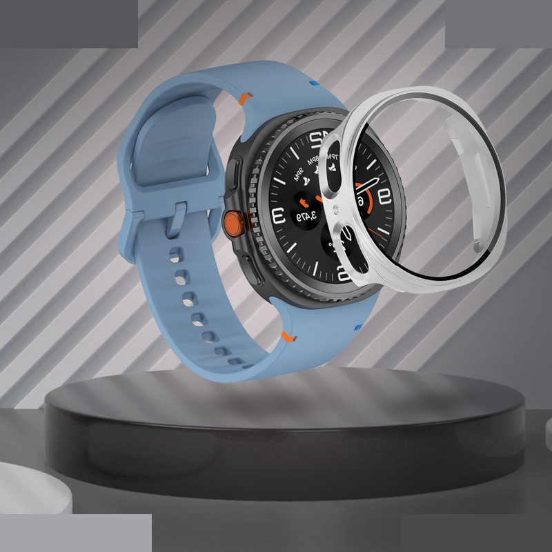 بند آکوآرا مدل Silic nv8 GRDH SL مناسب برای ساعت هوشمند سامسونگ Galaxy Watch 8 40mm به همراه کاور