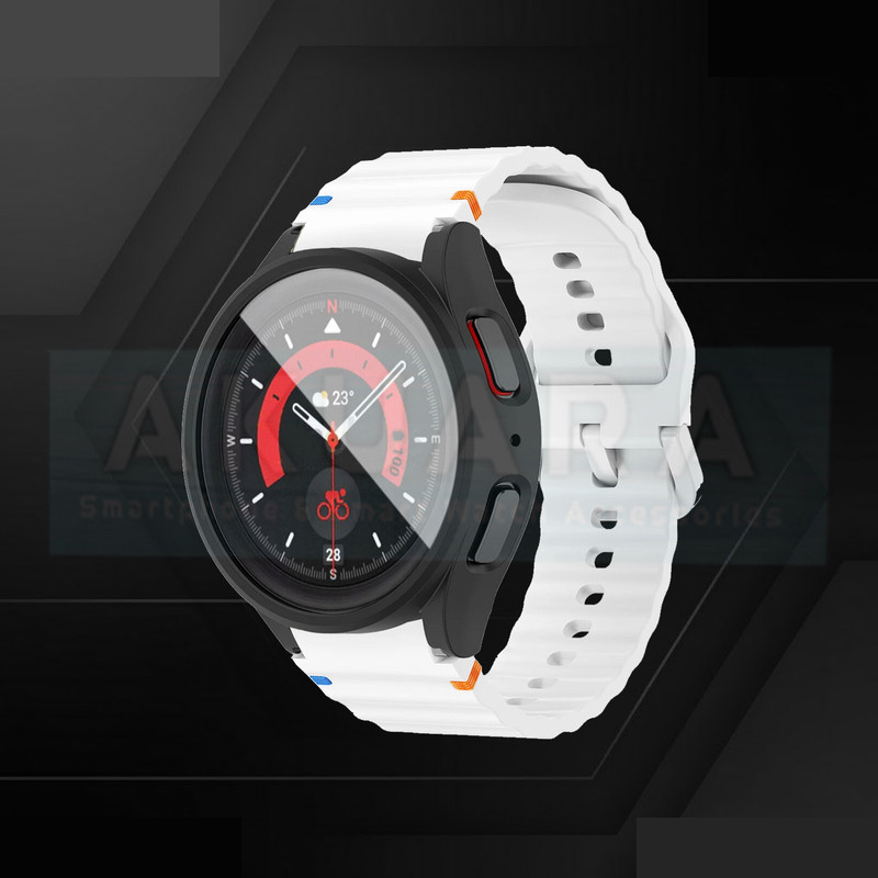 بند آکوآرا مدل NewV7 GRDH bk مناسب برای ساعت هوشمند سامسونگ Galaxy Watch 5 44mm به همراه کاور بند آکوآرا مدل NewV7 GRDH bk مناسب برای ساعت هوشمند سامسونگ Galaxy Watch 5 44mm به همراه کاور