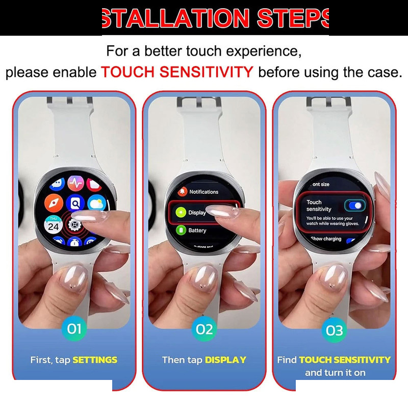 کاور آکوآرا مدل GRDH مناسب برای ساعت هوشمند سامسونگ Galaxy Watch 8 40mm کاور آکوآرا مدل GRDH مناسب برای ساعت هوشمند سامسونگ Galaxy Watch 8 40mm