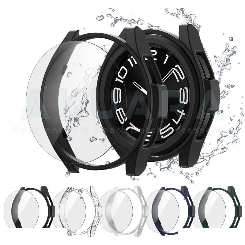 کاور آکوآرا مدل Full Protection Guard مناسب برای ساعت هوشمند سامسونگ Galaxy watch 4 Classic 46mm به همراه محافظ صفحه نمایش