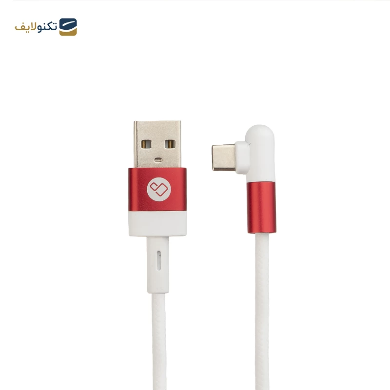 کابل تبدیل USB به USB-C پرووان مدل PCC405C طول 1 متر کابل تبدیل USB به USB-C پرووان مدل PCC405C طول 1 متر