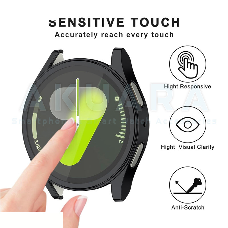 کاور آکوآرا مدل Full Protection Guard مناسب برای ساعت هوشمند سامسونگ Galaxy Watch 4 44mm