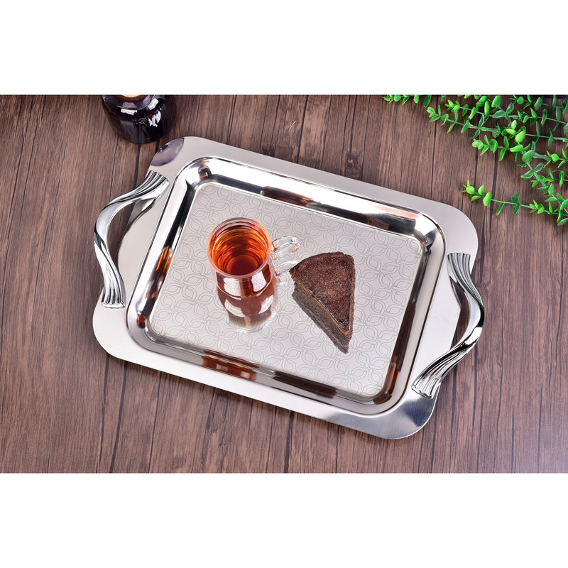 سینی دسته دار یونیک کد 05 - 4037 سایز 26*42 سانتی متر سینی دسته دار یونیک کد 05 - 4037 سایز 26*42 سانتی متر